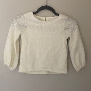 NWT Pippa & Julie little girl ivory top